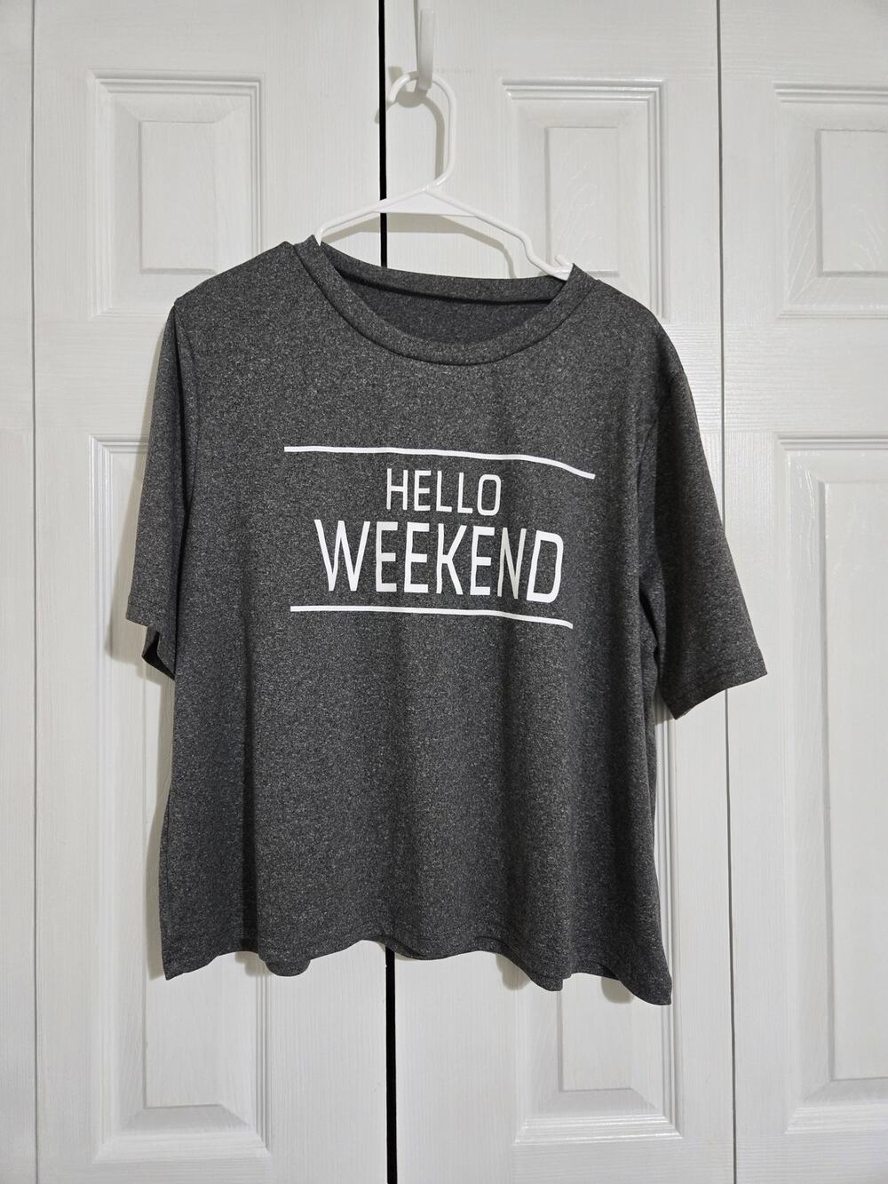 Unknown brand xxl women's gray graphic tee